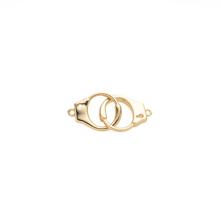 Jewel Pledge – Engroshandel Vedhæng/charm – Guld Håndjern Forbindelsescharme til Smykkefremstilling CNG0022