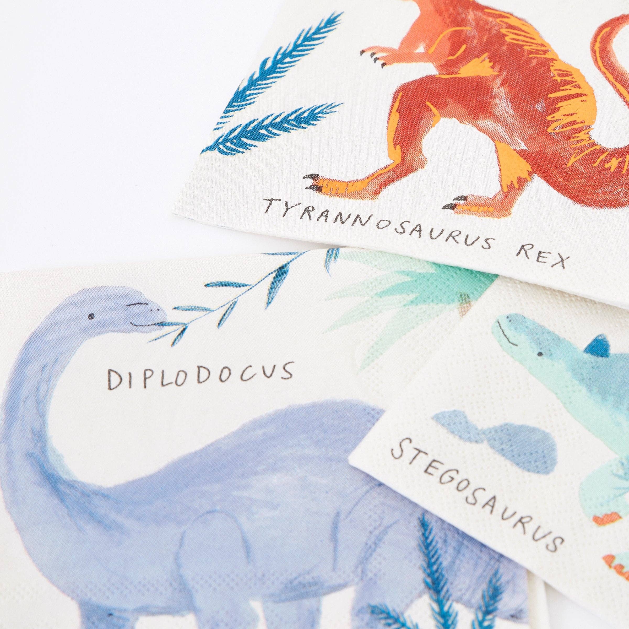 Meri Meri - Wholesale Disposable Napkin - Dinosaur Kingdom Small Napkins1