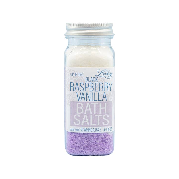 Luxiny Products - Luxurious Bath and Body - Wholesale Bath salts - Bath Salts | Black Raspberry Vanilla | 20oz | bath salt soak2