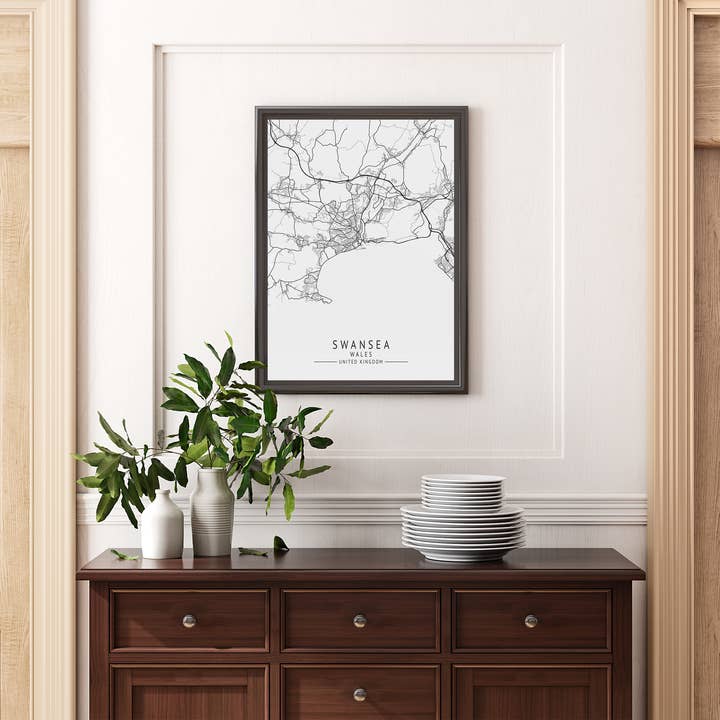 Homemade Hollydays Wholesale - Wholesale Art Print - Swansea City Print