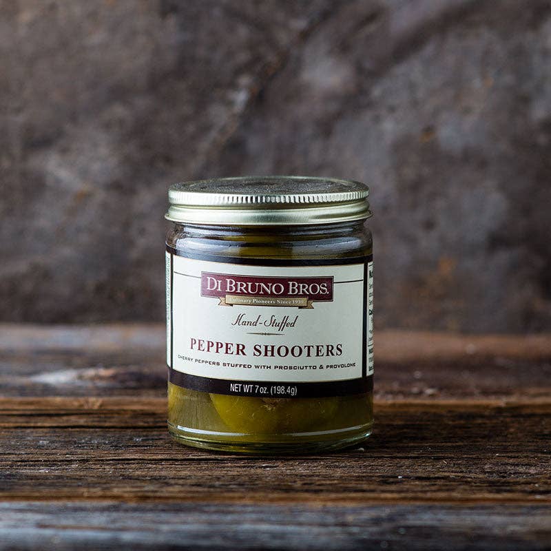 Di Bruno Bros. - Wholesale Pickled Vegetables - Prosciutto-Stuffed Pepper Shooters