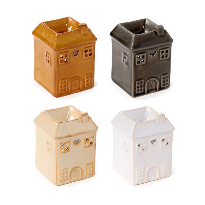 Puckator Ltd - Wholesale Oil Warmer - Eden Small House Shaped Oil Burner