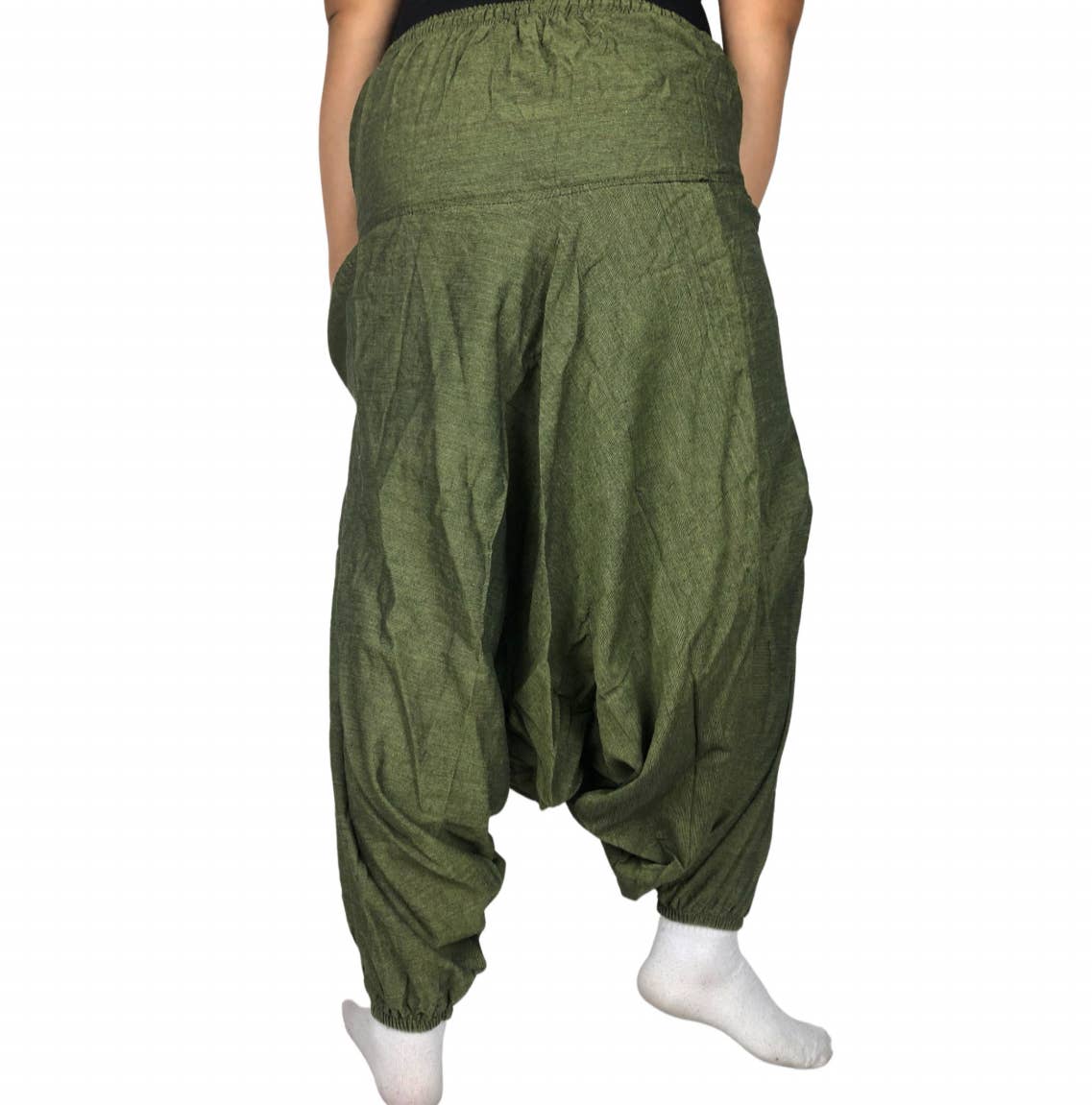 Like International - Wholesale Pants - Unisex - Solid color 100% cotton unisex harems  yoga pants 2