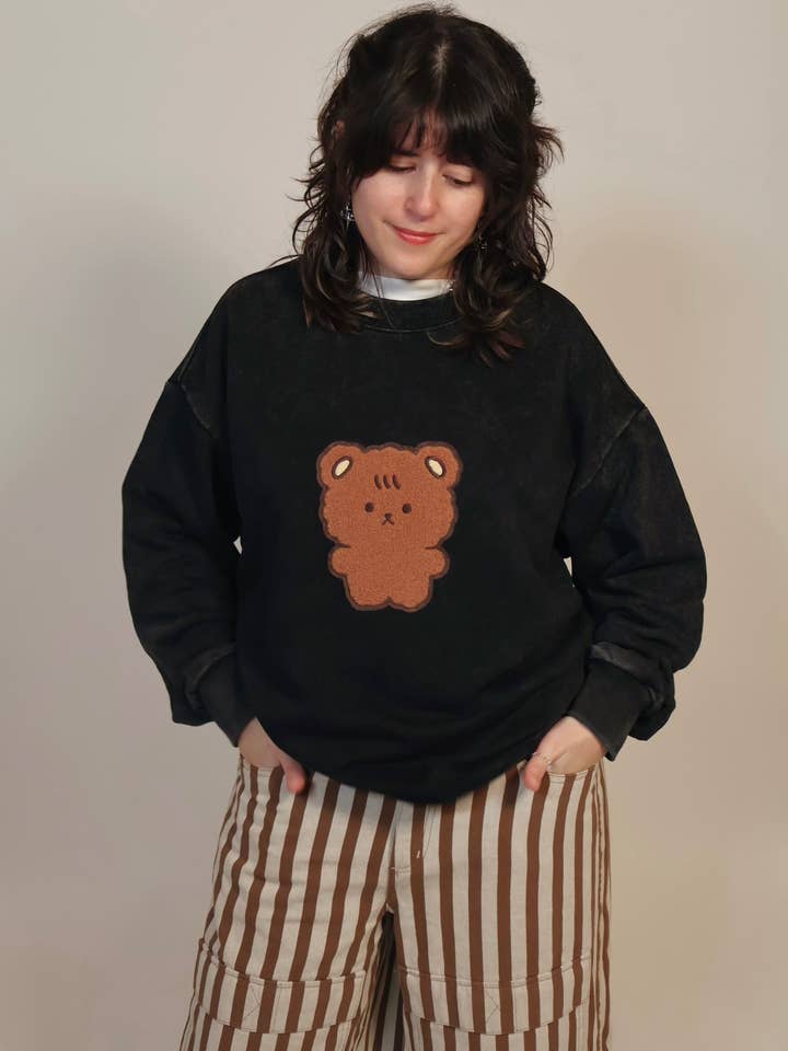 Chocolett - Venta al por mayor Sudadera - Mujer - Cuello Redondo Teddy3