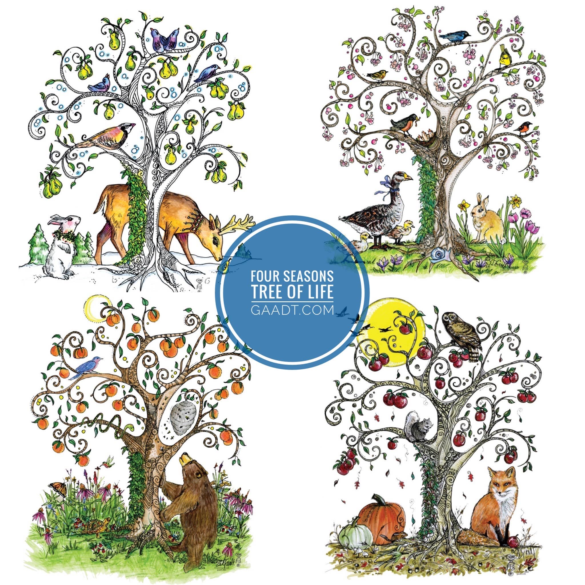 Give A Fig - Wholesale Tea Towel - Tree of Life Tea Towel6