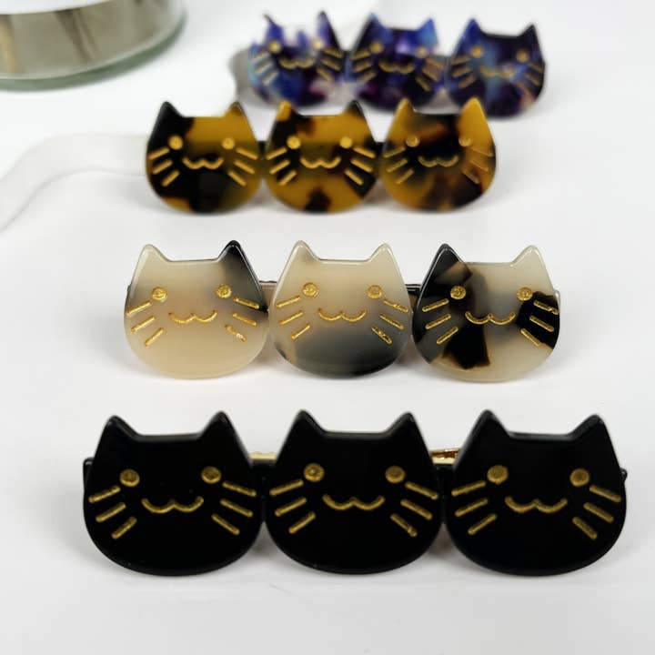 mildstyles - Wholesale Hair Clip - Women's - Cute Retro Cat Animal Duckbill Clip