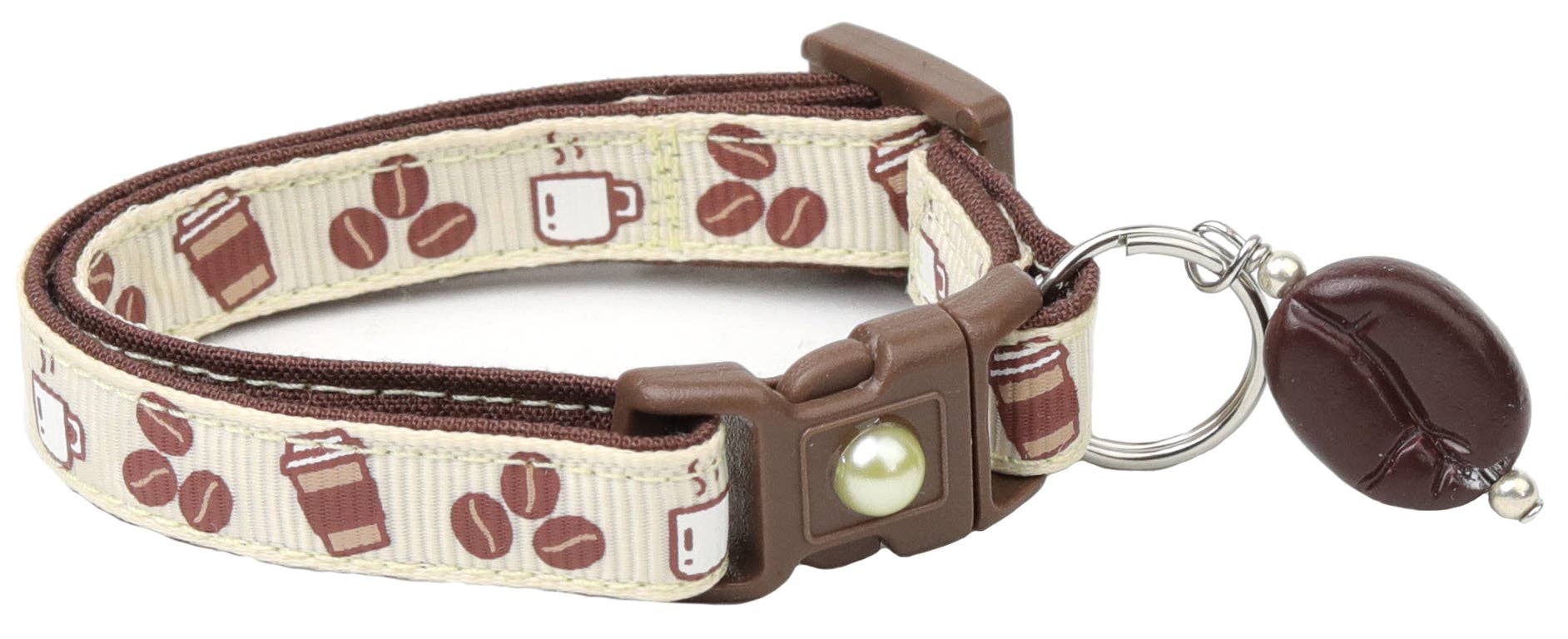 From Pugs to Persians Pet Accessories, LLC - Wholesale Pet Collar - Cat - Coffee Beans Breakaway Cat Collar18