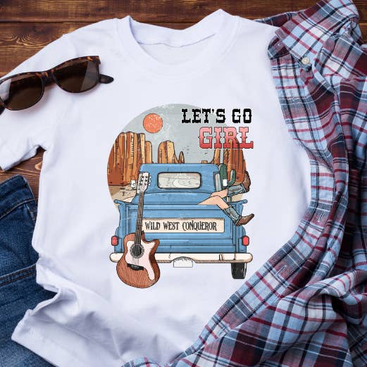 Lets Go Girls Western - Unisex T-Shirt for wholesale by Rancho515