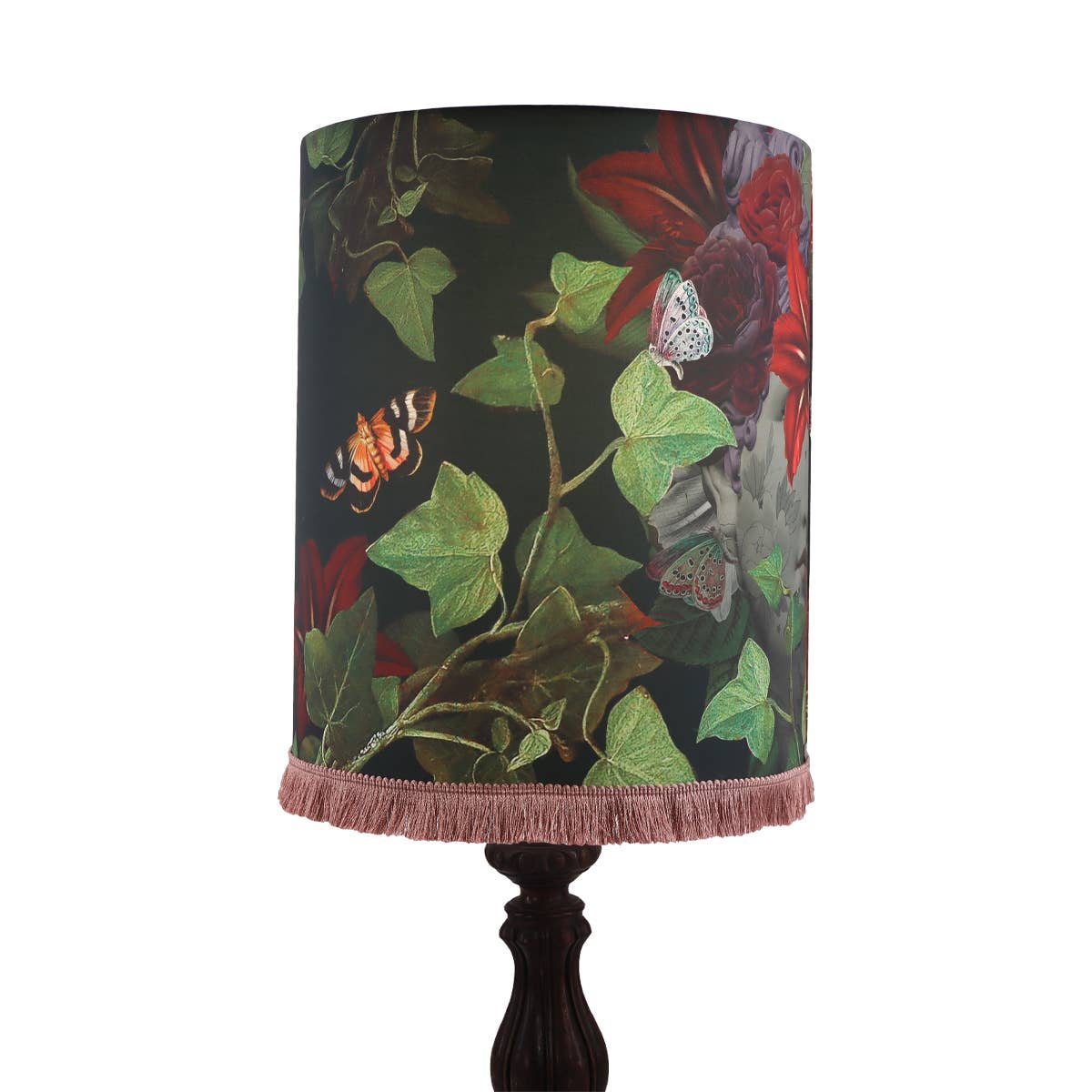 Voglio Bene - Wholesale Lamp Shade - APHRODITE FRINGED DRUM LAMPSHADE 30X36CM1