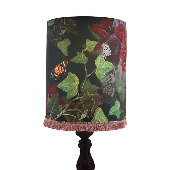 Voglio Bene - Wholesale Lamp Shade - APHRODITE FRINGED DRUM LAMPSHADE 30X36CM1