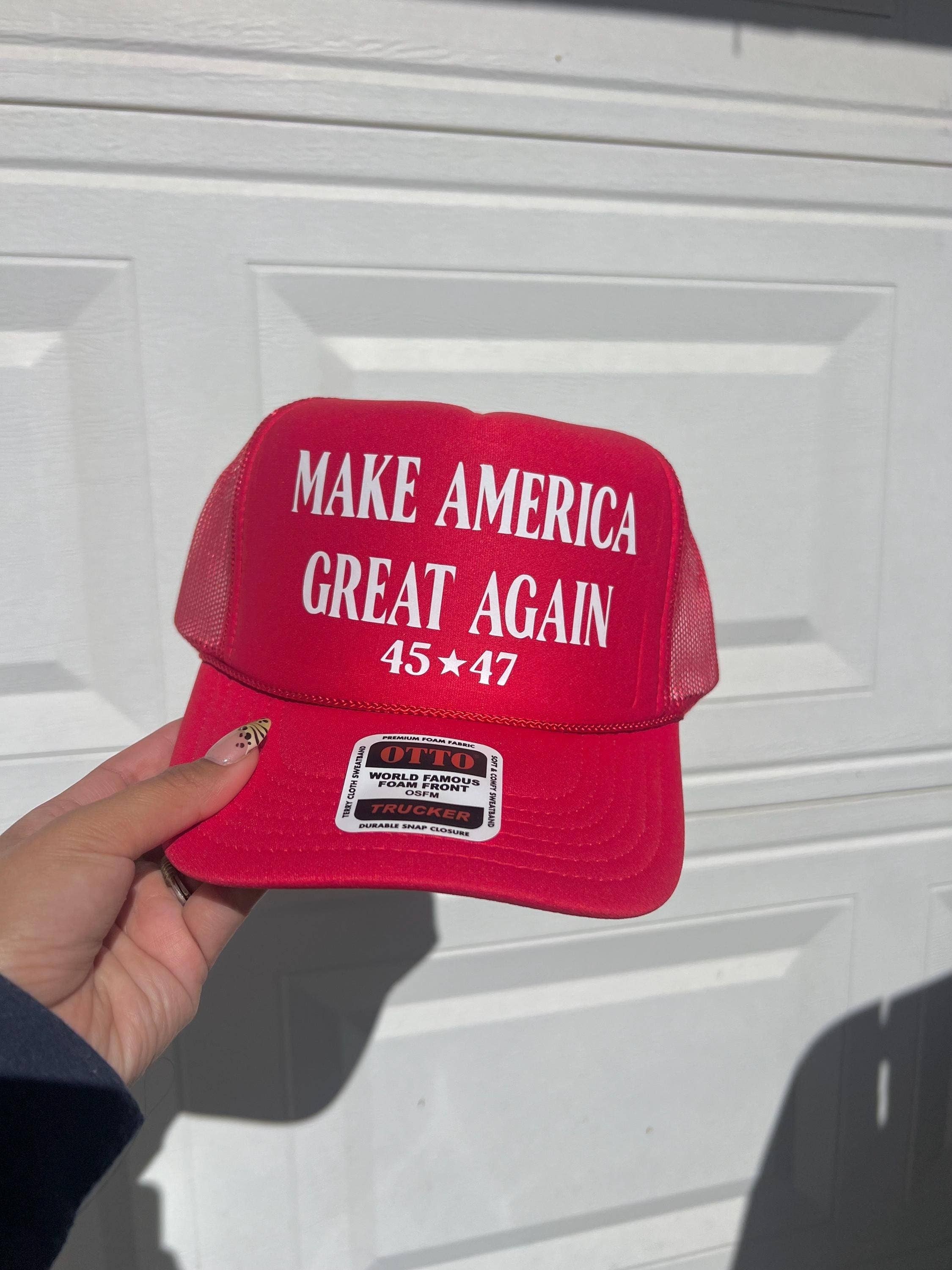 Threaded Rodeo - Wholesale Trucker Hat - Women's - Maga Republican Usa Trend Trucker Cowgirl Trump Hat Gift1