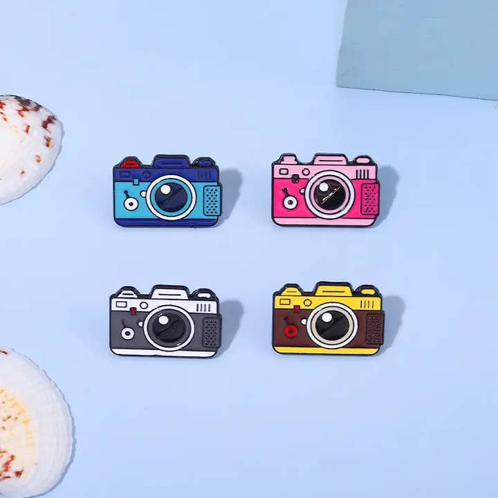 Magnifique Hearts - Wholesale Brooch - Cartoon Camera Brooch: Quirky European & American Photo Pin8