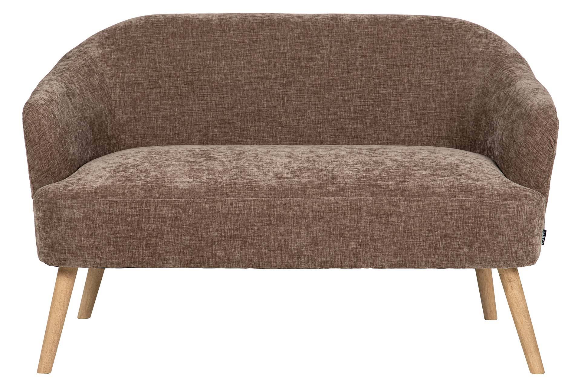 Garpe Interiores - Wholesale Sofa - Brown Velvet Sofa 131x72x79cm