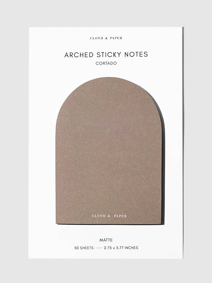 Arched Sticky Notes for wholesale by Cloth & Paper