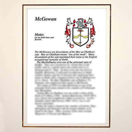 Family Histories – wholesale Art print – McGowan