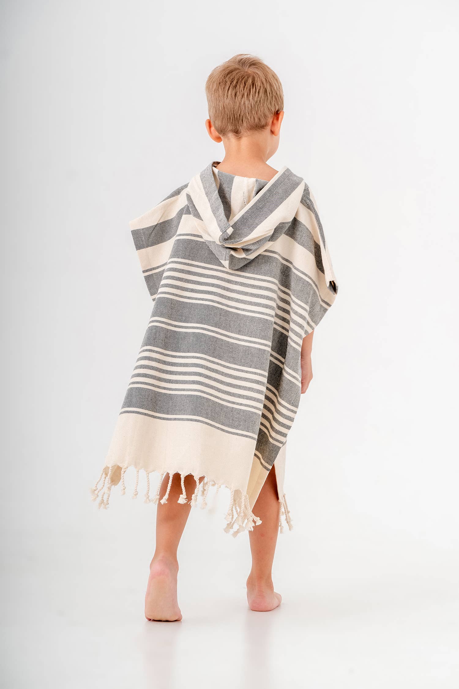 Kikoya - Wholesale Poncho Towel - Kids & Baby - Kid Hooded Poncho Surf Changing Swimming Beach Towel Toddler3