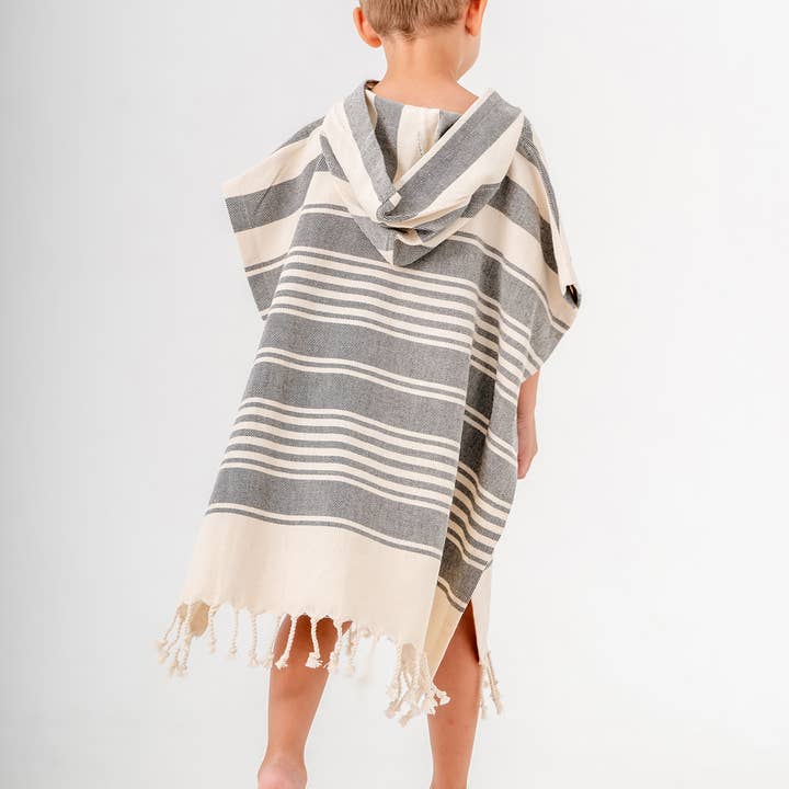 Kikoya - Wholesale Poncho Towel - Kids & Baby - Kid Hooded Poncho Surf Changing Swimming Beach Towel Toddler3
