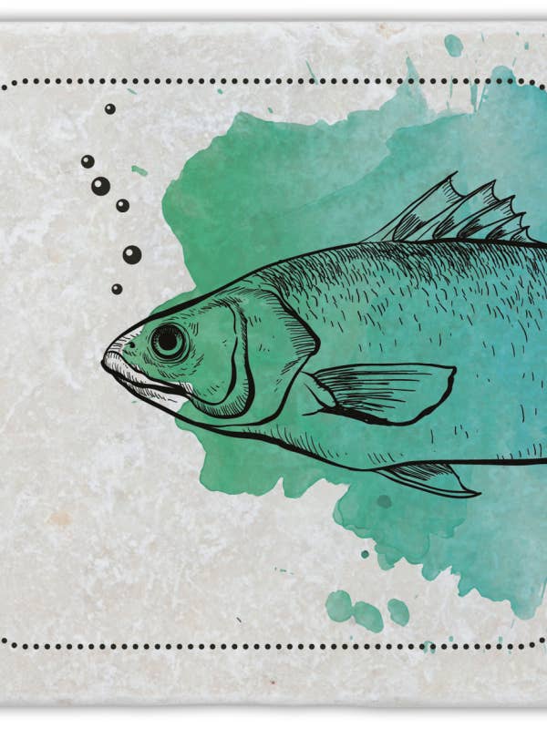 Marmoruntersetzer Fisch 1/2 für den Großhandel von Gespänsterwald