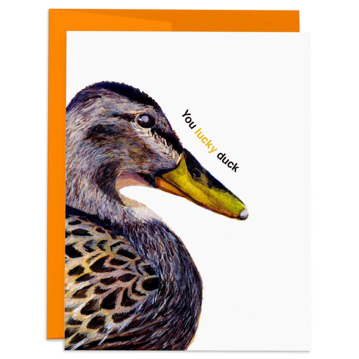 You Lucky Duck Card for wholesale by J6R6
