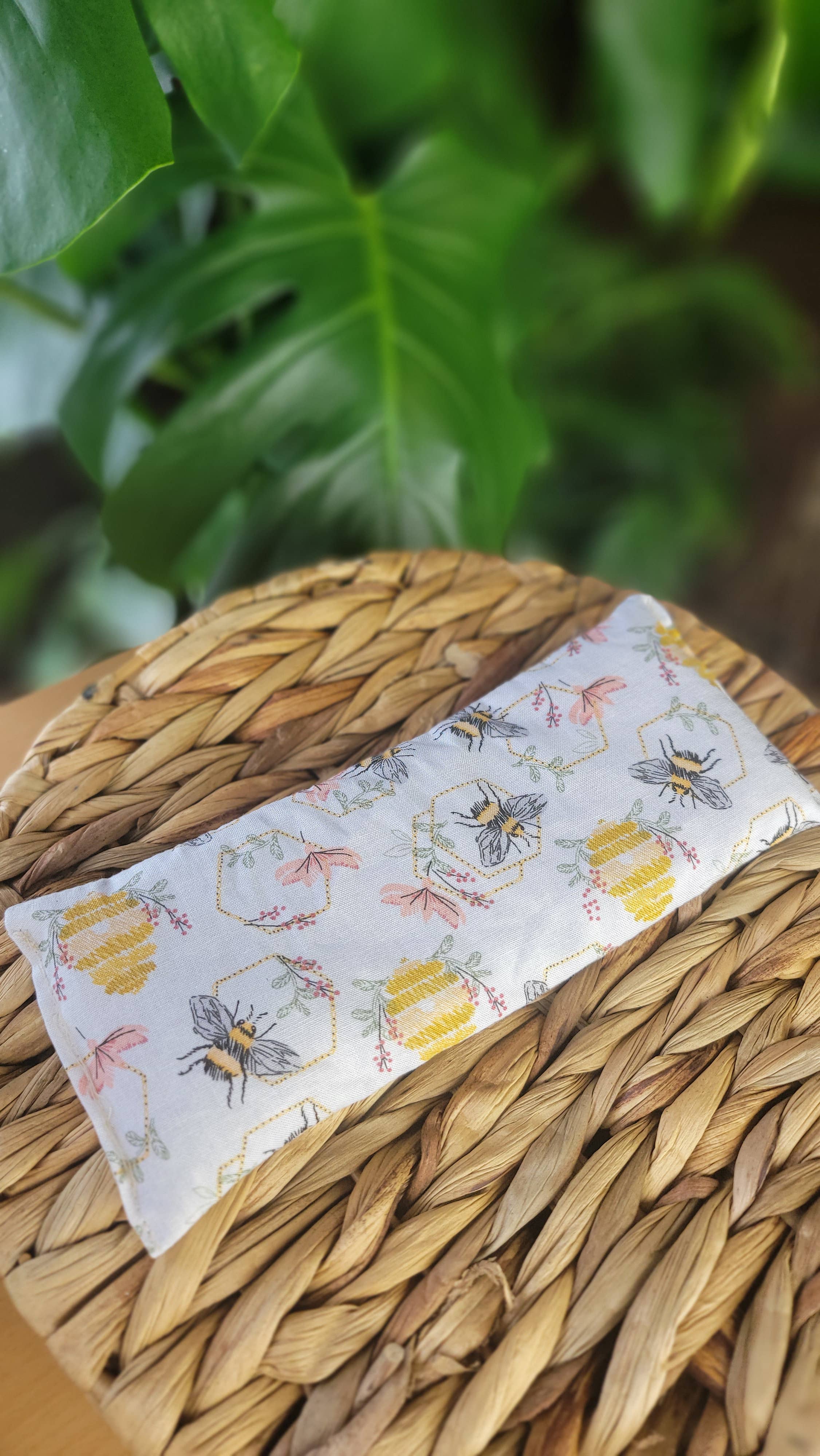 Calm Your Vibes - Vente Oreiller de spa/de thérapie - Housse lavable pour coussin yeux en coton 100 % - Forme cœur et cou34