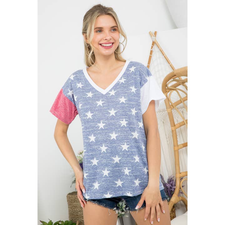4TH OF JULY TOP for wholesale by Clothing of America