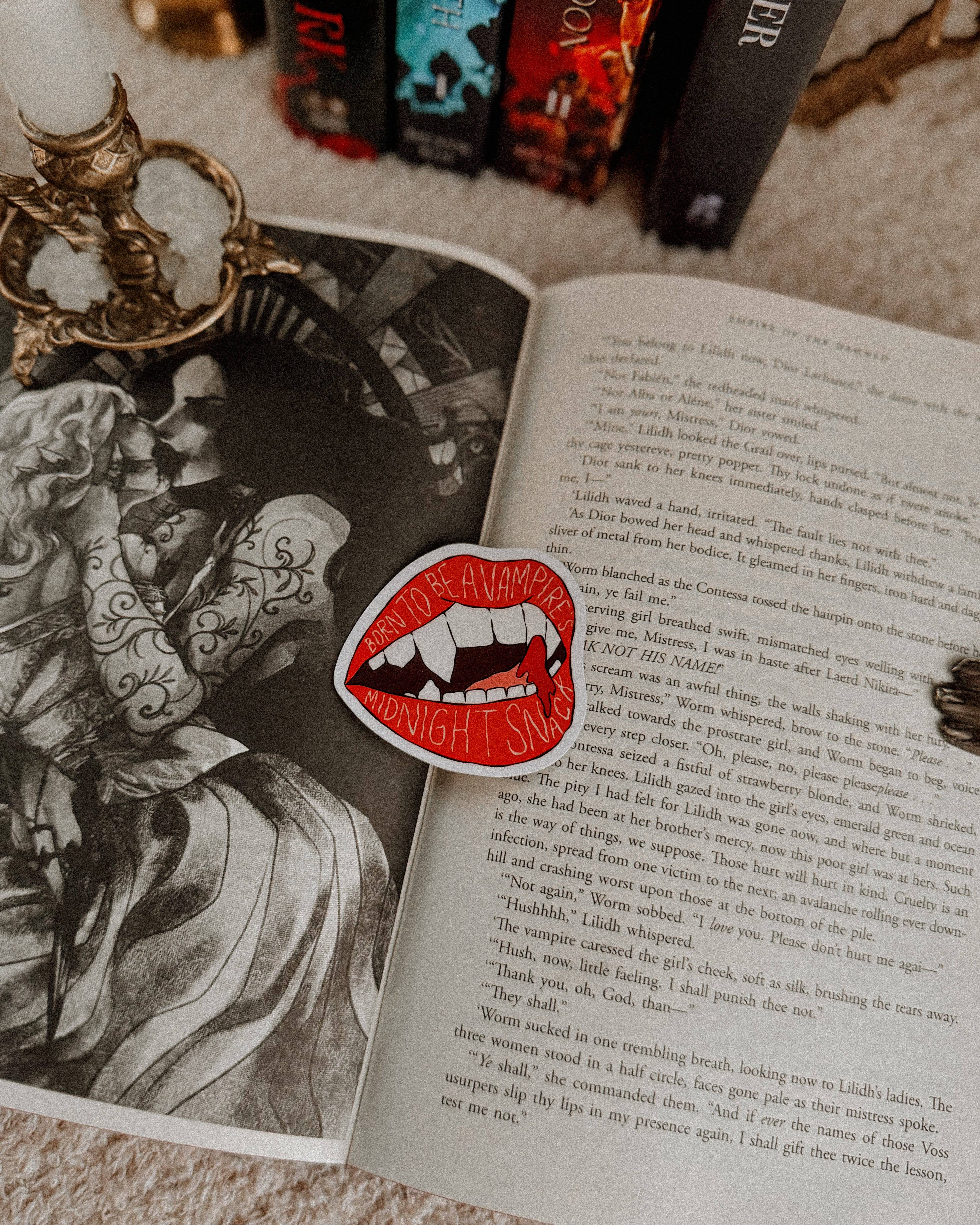 Fabled Folke - Wholesale Sticker - Born to Be a Vampire’s Midnight Snack Sticker1