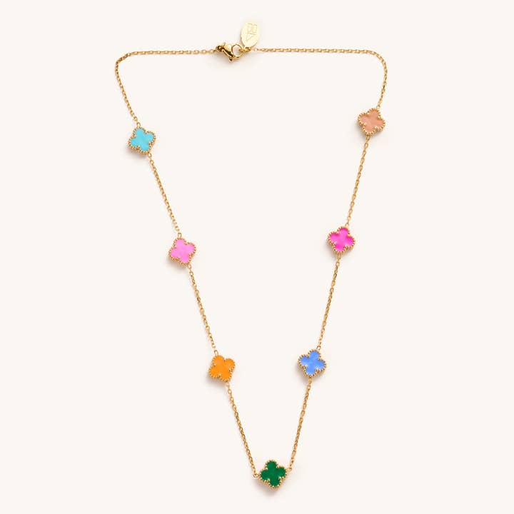 Nikki Smith Designs - Wholesale Pendant/Charm Necklace - Mini Multi Flora Necklace