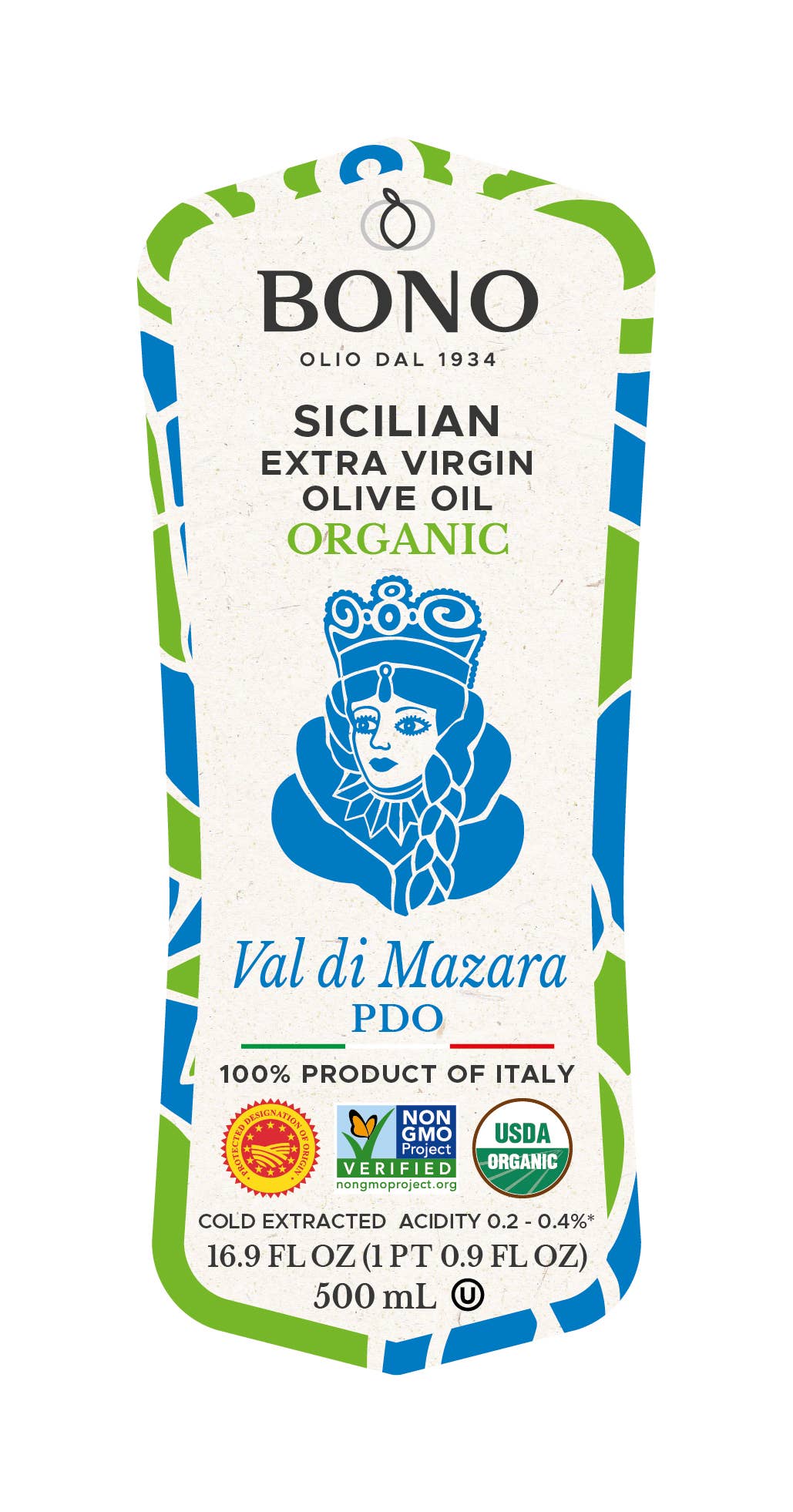 Bono USA Inc. - Wholesale Olive Oil - Bono PDO Cert. Val Di Mazara Organic Extra Virgin Olive Oil2