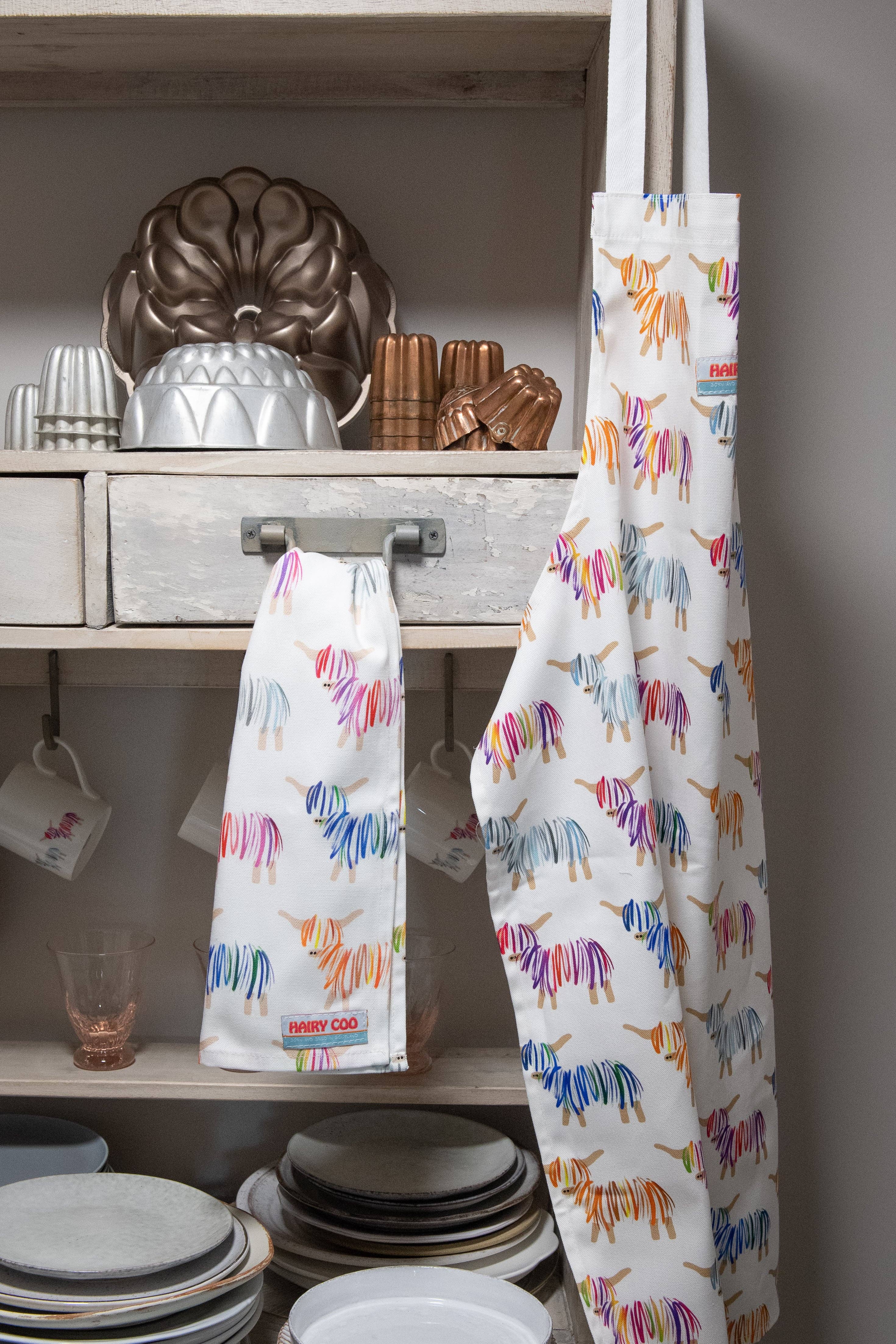 Hairy Coo - Wholesale Apron - Highland Cow Apron - Born and Bred in Scotland3