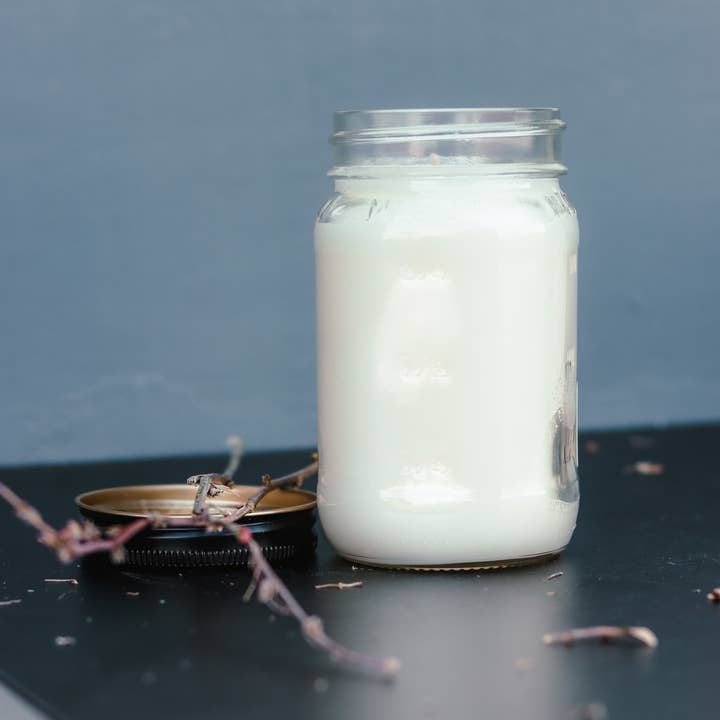 Private Label - Mason Jar Candle - Choose Your Scent for wholesale by Cedar Mountain Candle