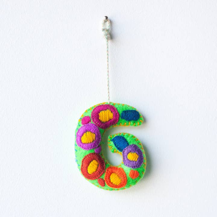 Jitana - Wholesale Ornament - Embroidered Felt Letter7