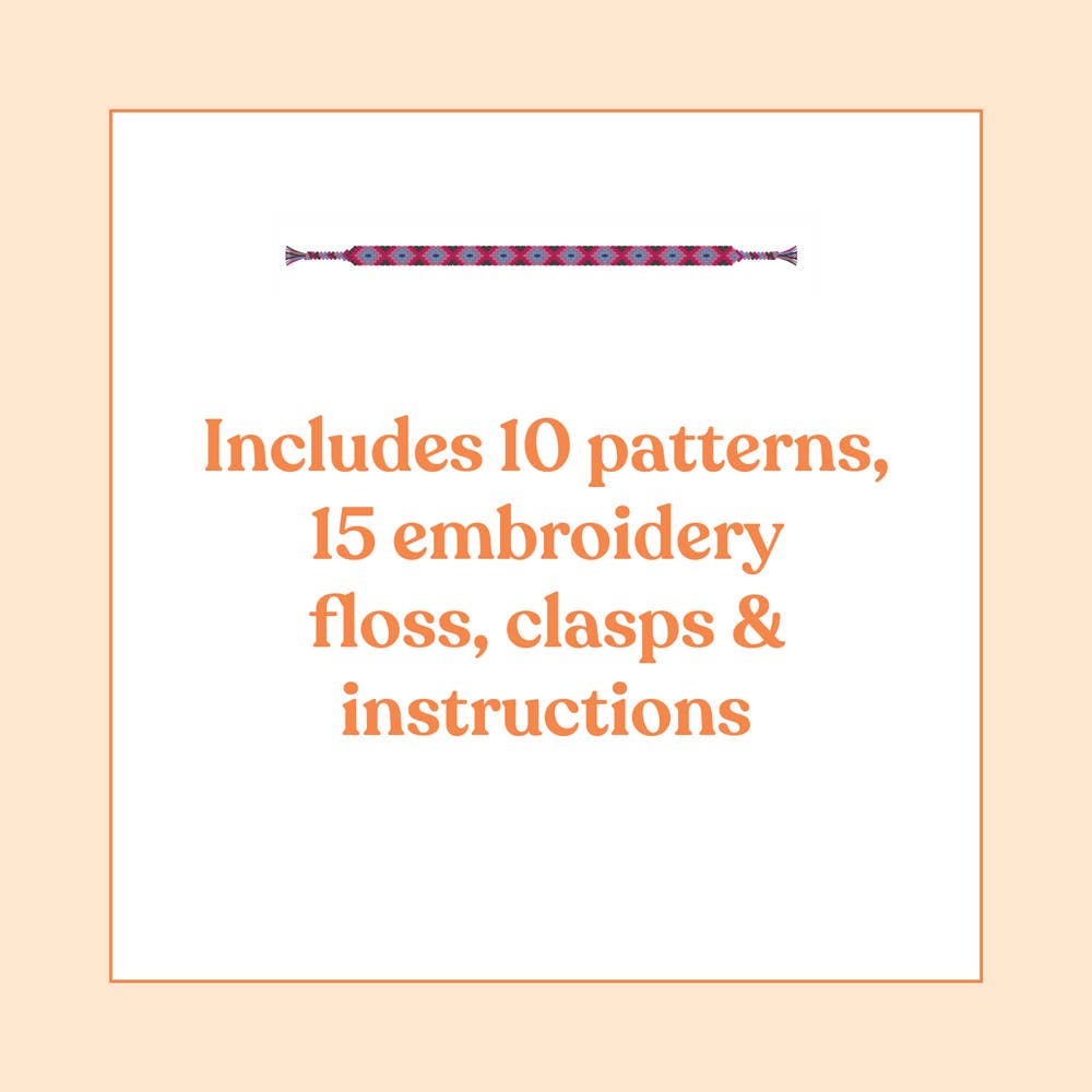 Chronicle Books - Wholesale DIY Craft Kit - Mindful Crafts: Calm Vibes Friendship Bracelet Kit4