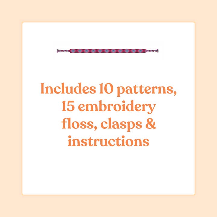 Chronicle Books - Wholesale DIY Craft Kit - Mindful Crafts: Calm Vibes Friendship Bracelet Kit4