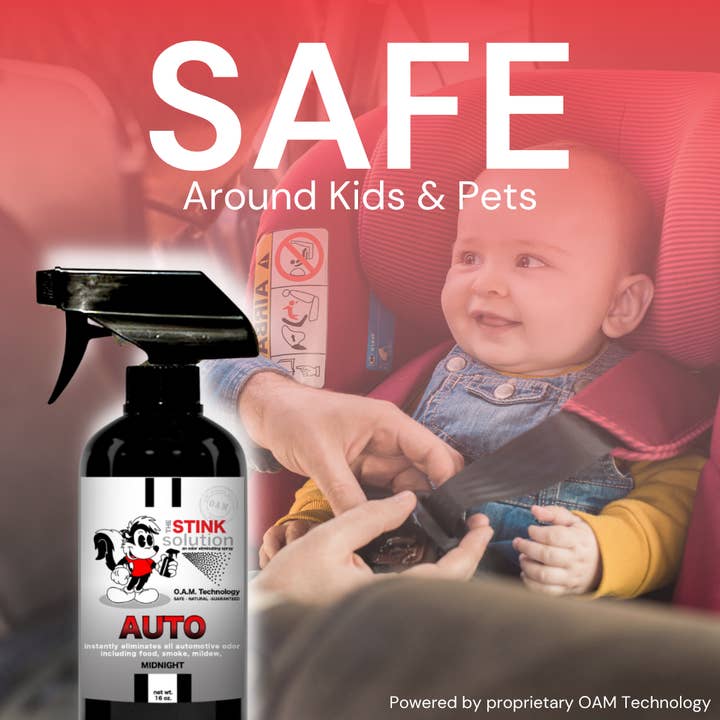 The Stink Solution - Wholesale Car Freshener - Unisex - Auto/Car Odor Eliminating Spray - 4 oz5