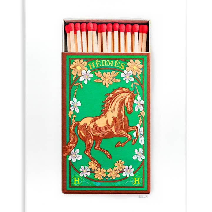 Stupell Industries - Wholesale Wall sign - Iconic Glam Horse Matches - Unframed Wall Art0