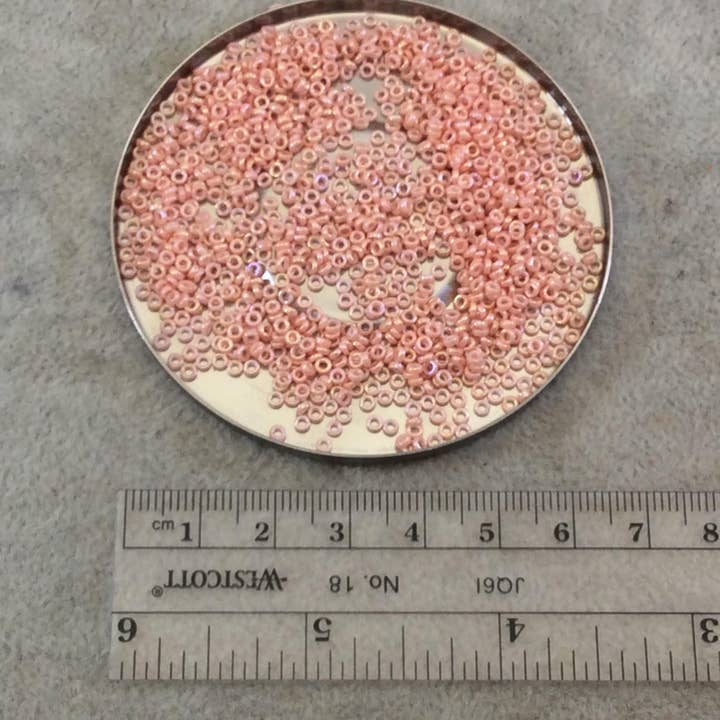 Only Beads - Wholesale Beads - Salmon Sparkle:Genuine Miyuki Glass Seed Beads-100g Bag.