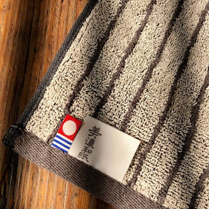 REALJAPANPROJECT - Wholesale Bath towel - Murakami Pile WA-SHI Stripe Towel Imabari 4 Colors8