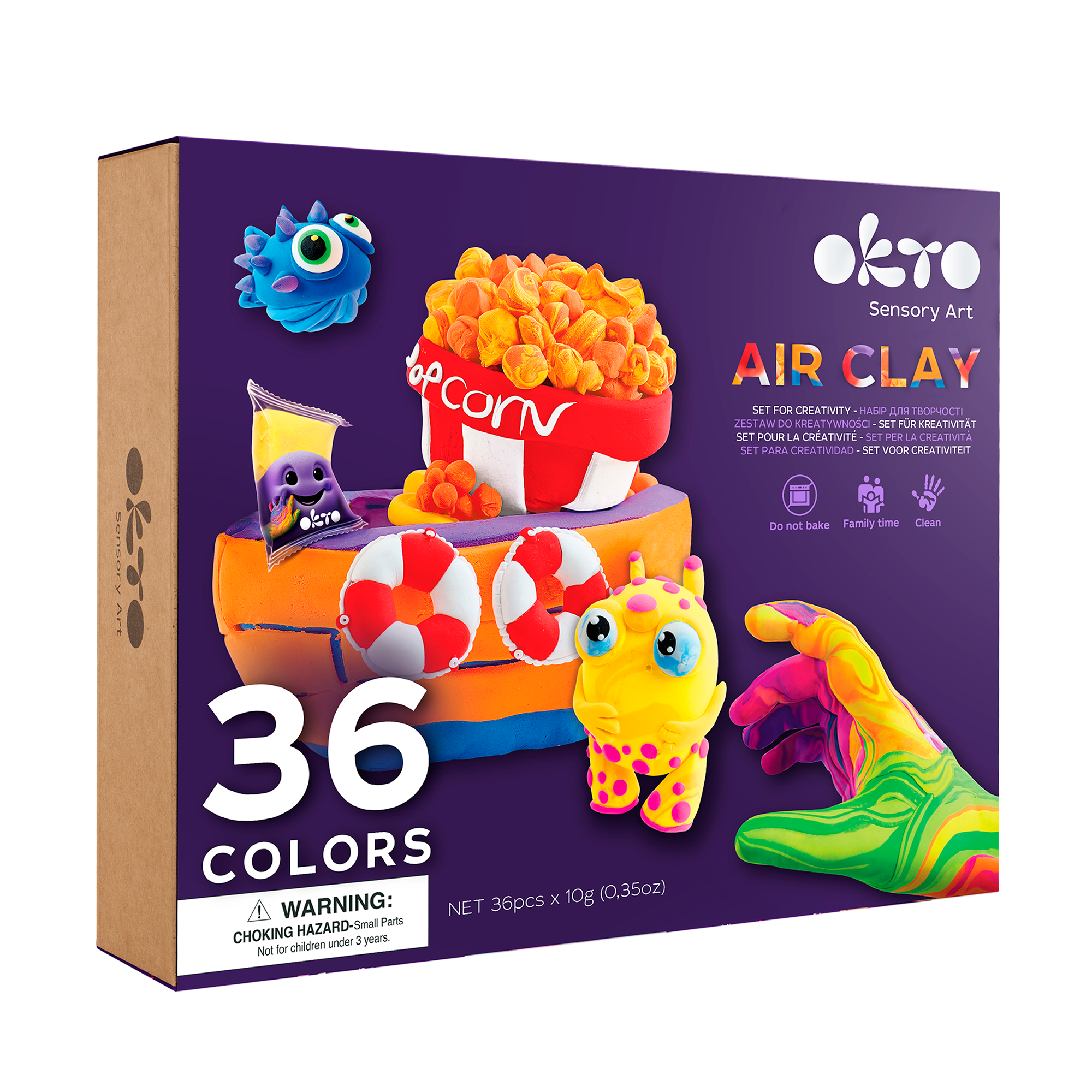 Fainotoys - Wholesale Art Set - Kids & Baby - OKTO Air Clay Set for Creativity – 36 Colors0