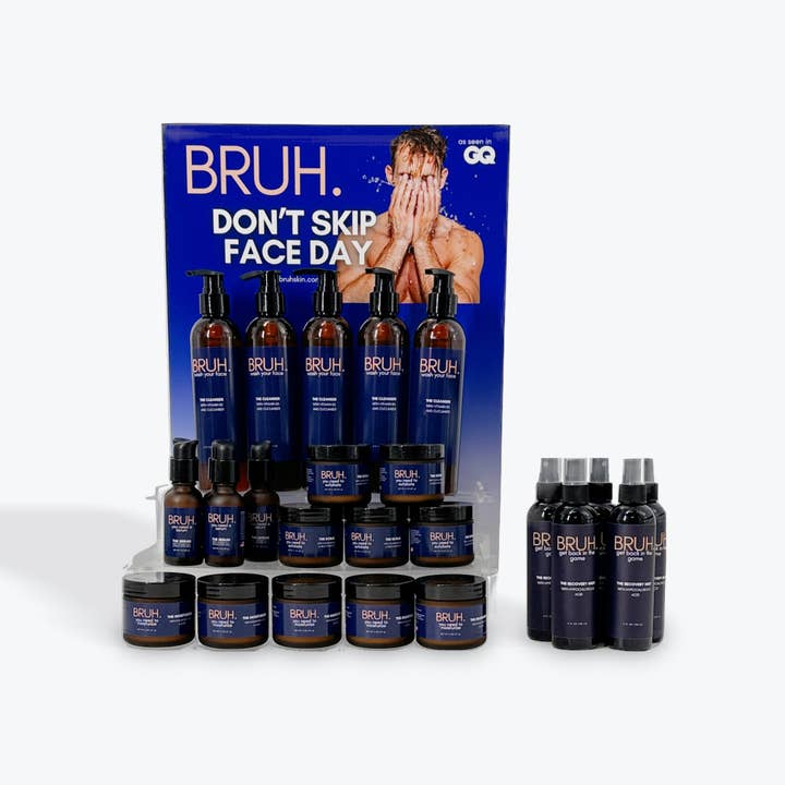 O Pacote de Introdução por atacado de BRUH. Skincare