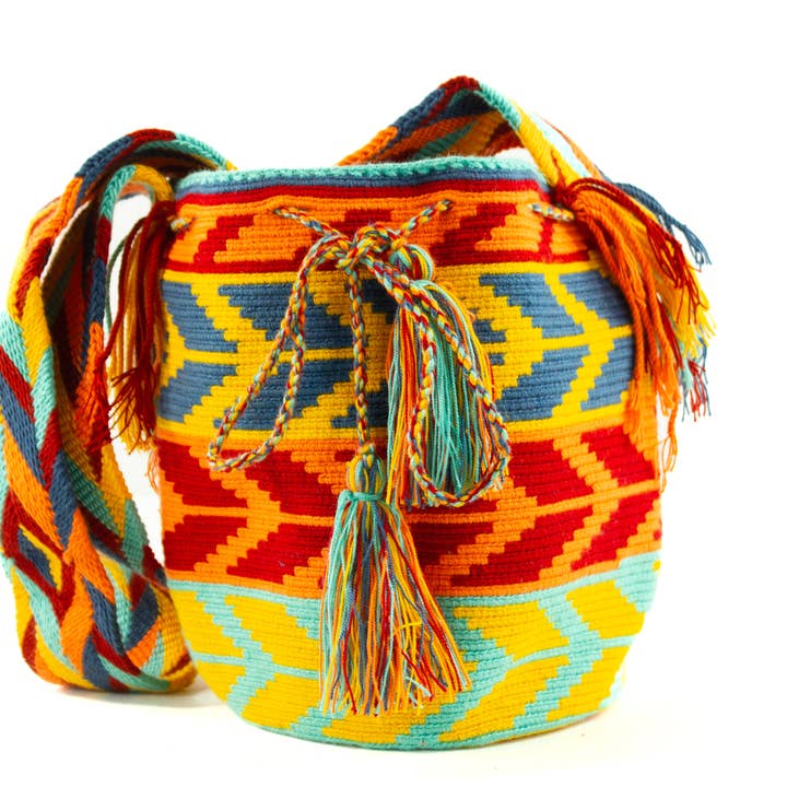 La Flor de Cali - Venta al por mayor Bandolera - Mujer - BOLSO WAYUU CON DISEÑO