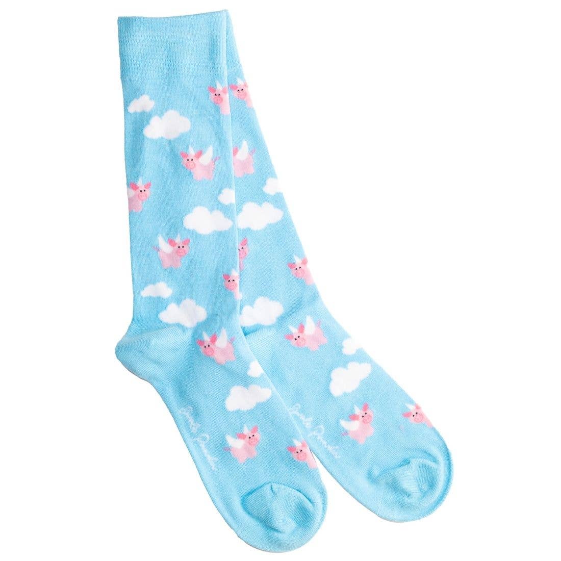 Swole Panda - Wholesale Socks - Unisex - Flying Pig Bamboo Socks0