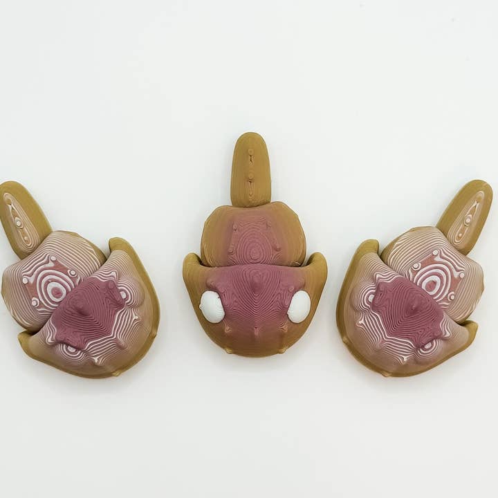 Great American Designs - Wholesale Fidget Toy - Kids - Tiny Baby Horseshoe Crab, Articulating Fidget, 3D Printed