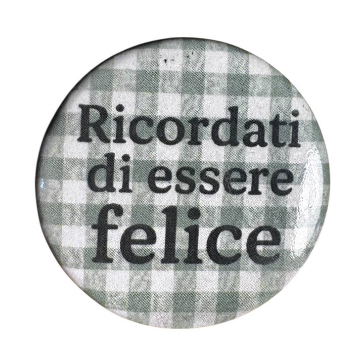 PIN REMEMBER TO BE HAPPY for wholesale by Orangorilla