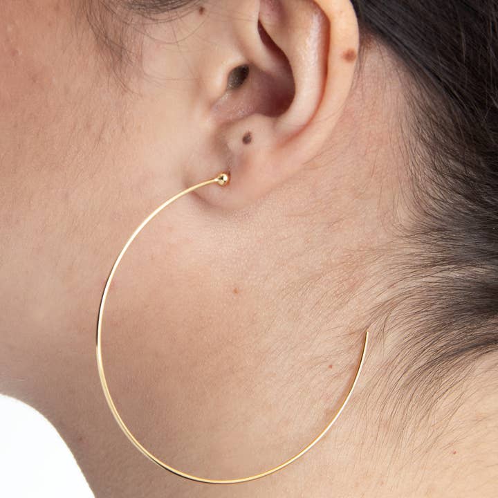 Belinda Jewelz - Wholesale Hoop Earrings - Faye Bullseye Lightweight Large Hoops3