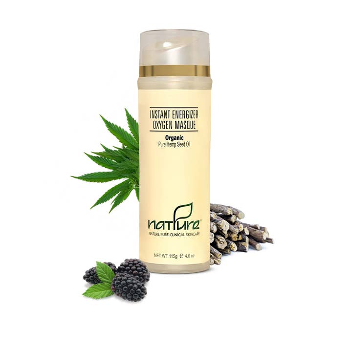 NATPURE Clinical Skin Care - Wholesale CBD Cream/Lotion - Professional Instant Energizer Oxygen Masque1