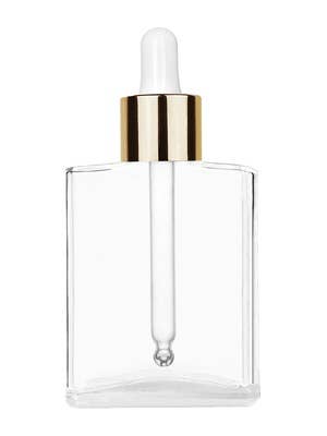 Best Bottles - Wholesale Essential Oil Holder - Elegant Clear Glass Bottle with White Dropper - 60ml1
