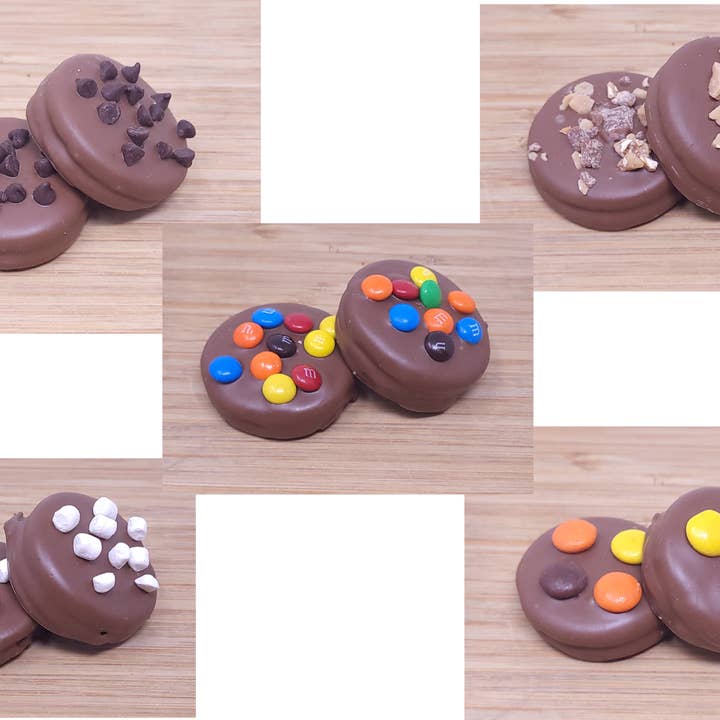 Wild Angel Treats, LLC – Großhandel Süßigkeiten mit Schokoglasur – 2er-Pack Gourmet-Schokoladenüberzogene Oreos (mit Süßigkeiten)1