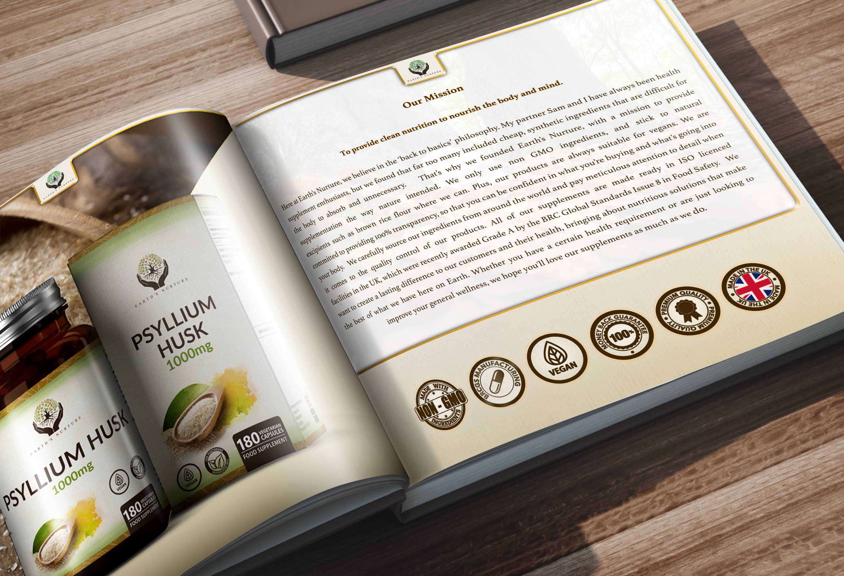 Focus Supplements - Wholesale Oral Supplement/Vitamin - Psyllium Husk (500mg) 180 Capsules4