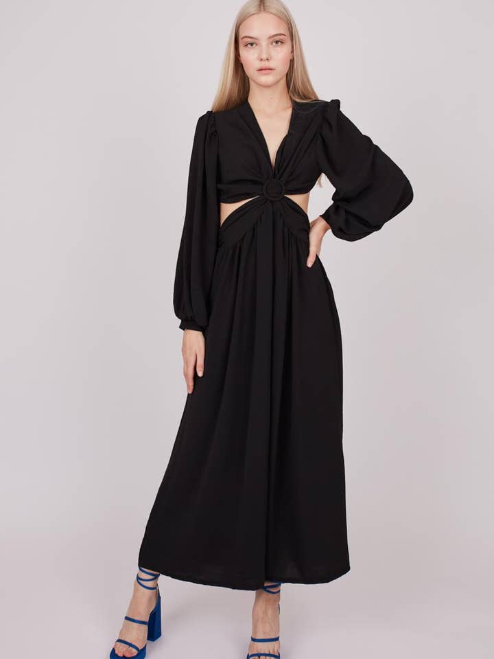Robe longue à taille courte pour la vente par Dioxide