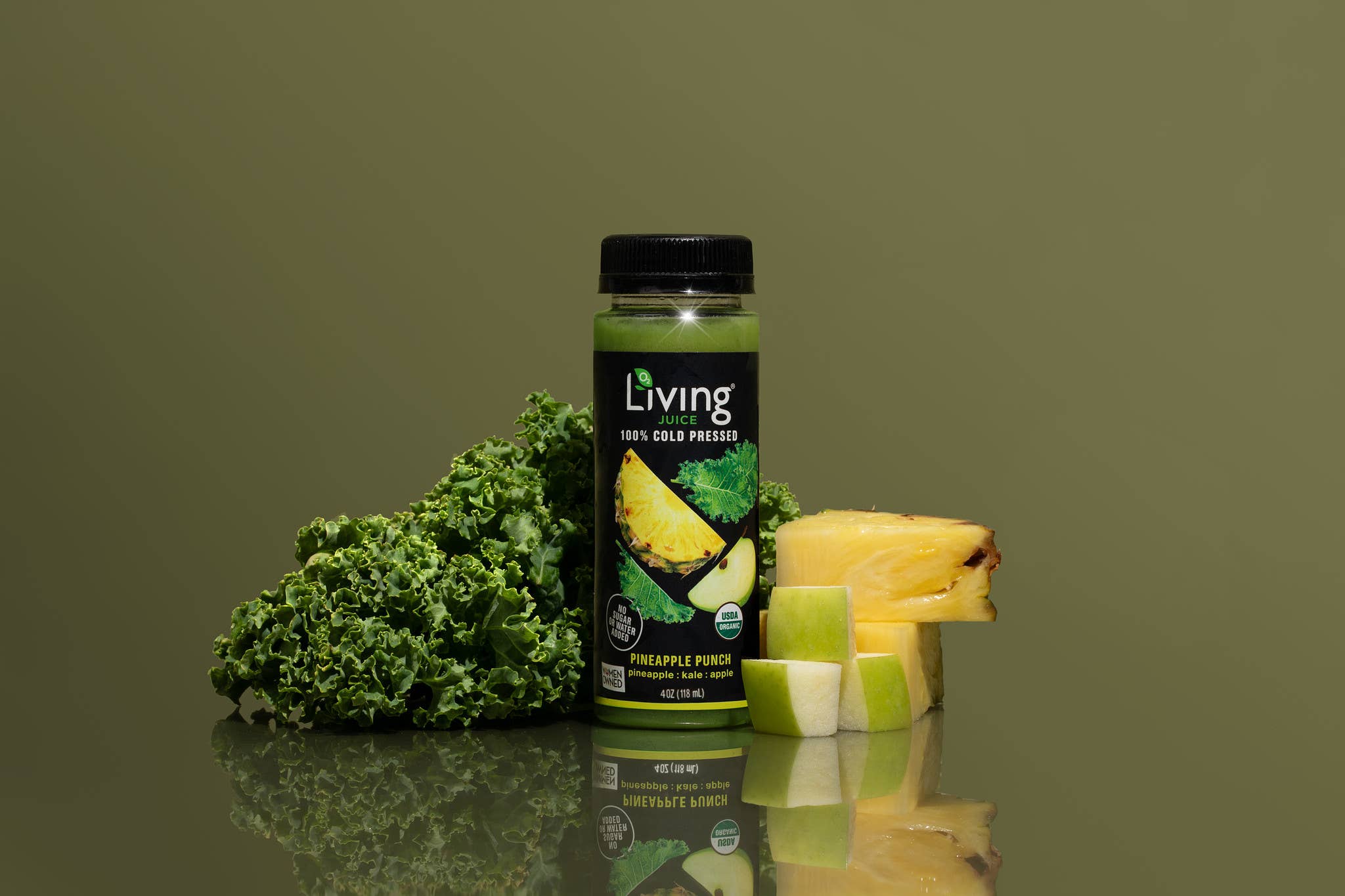 Living Juice - Wholesale Fruit Juice - Living Juice Pineapple Punch - 4oz Organic Pressed Juice